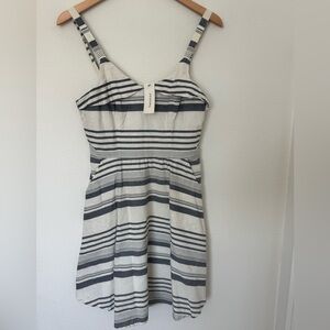 Chic Striped Mini Dress